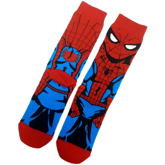 Носки "Человек Паук", р-р 38-44 (красный)