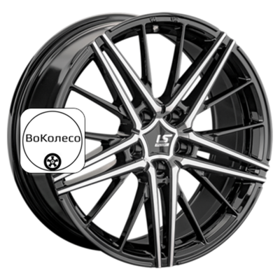 8x18/5x108 ET36 D65,1 RC76 BKF (конус, Колпак+лого) LS FlowForming