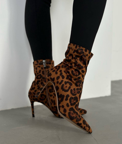 Ботильоны из эко замши