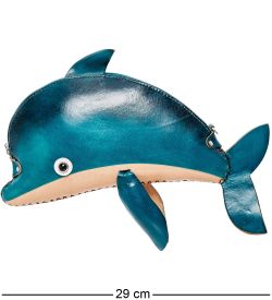 GAEM Art BL-04/2 Сумочка кожаная «Дельфин»