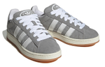 Adidas originals Campus 00s Comfort Trend Lightweight Wear-Resistant Skid-Proof Low-Panel Shoes Grey and White