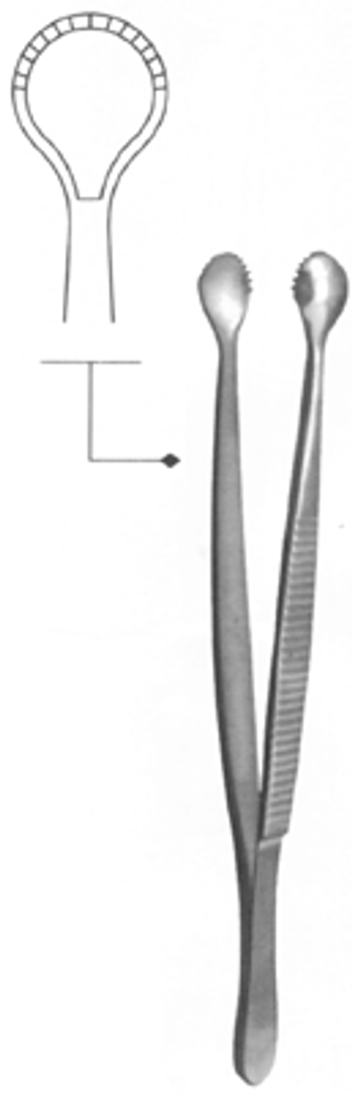 ВР- П-157 Пинцет зубчатолапчатый ПХ 200х18