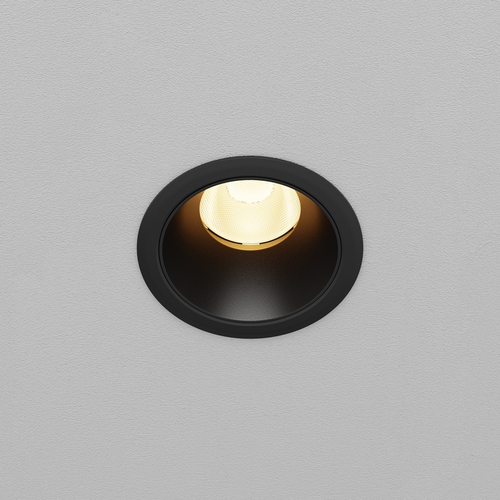 Потолочный светильник точечный светодиодные теплый свет 3000k Maytoni Dip DL115-10W-3K-B