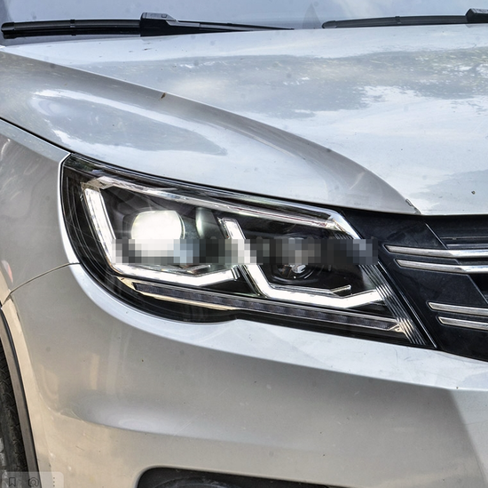 Передние фары VW Тигуан 2010-2012 V6 type [Комплект Л+П; ДХО; FULL LED; электрокорректор; динамичный поворотник]