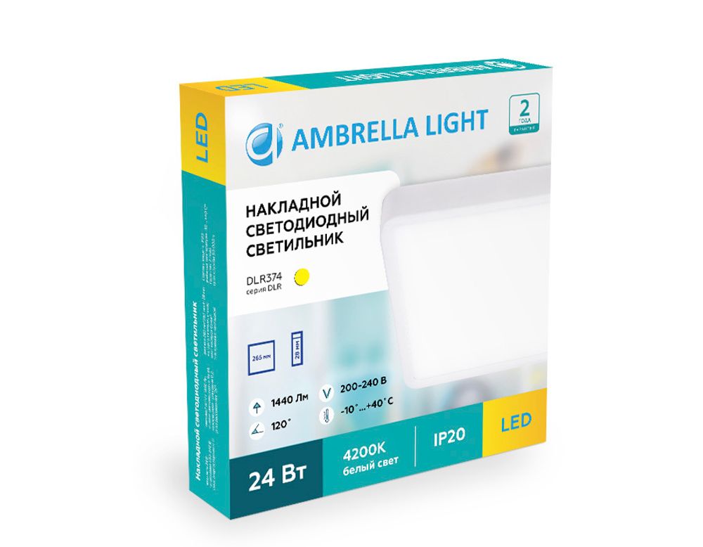 Ambrella Накладной светодиодный светильник Downlight DLR370