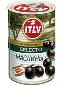 ОЛИВКИ ITLV ЧЕРНЫЕ С/К 425МЛ