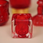 Подсвечник «ICE» 5*5 см, Рубин