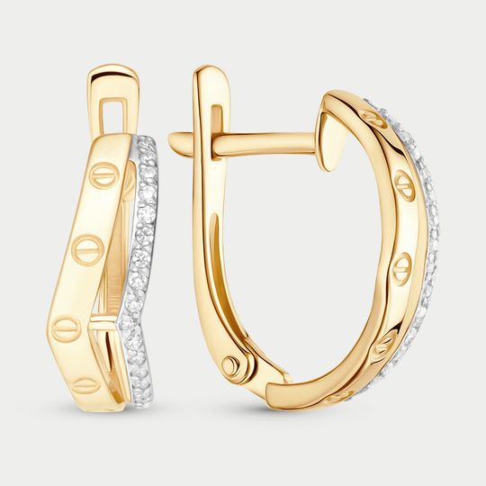 Серьги золотые