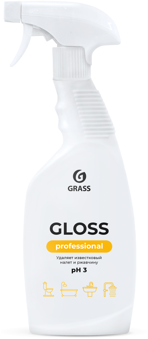 ОЧИСТИТЕЛЬ НАЛЕТА И РЖАВЧИНЫ GRASS GLOSS 0,6Л