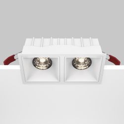 Модульный встраиваемый светодиодный светильник диммируемый Maytoni Alfa LED DL043-02-15W4K-D-SQ-W