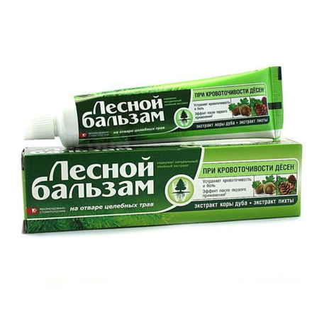 Зубная паста Лесной бальзам Кора дуба-Пихтовый отвар  50 мл