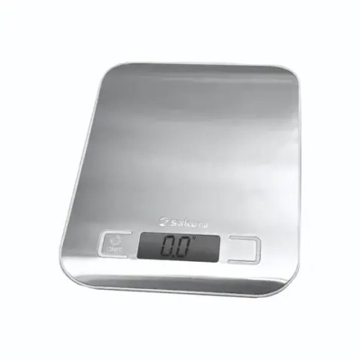 Весы кухон SA-6060SG 5кг элек нерж/серый