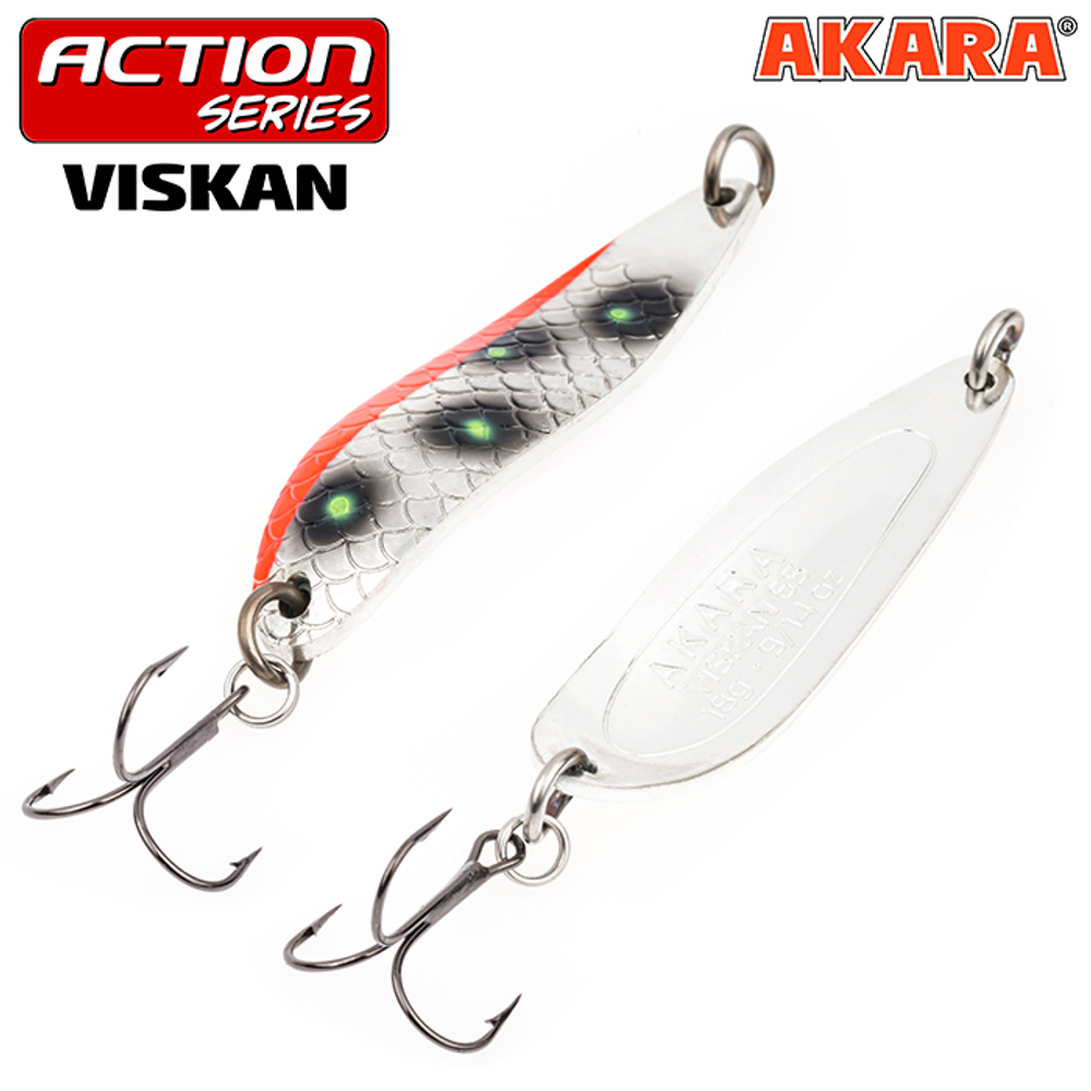 Блесна колебалка Akara Action Series Viskan 80 28 гр. 1 oz. AB52