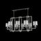 Подвесная люстра Crystal Lux Nicolas SP8 L1000 Nickel/White