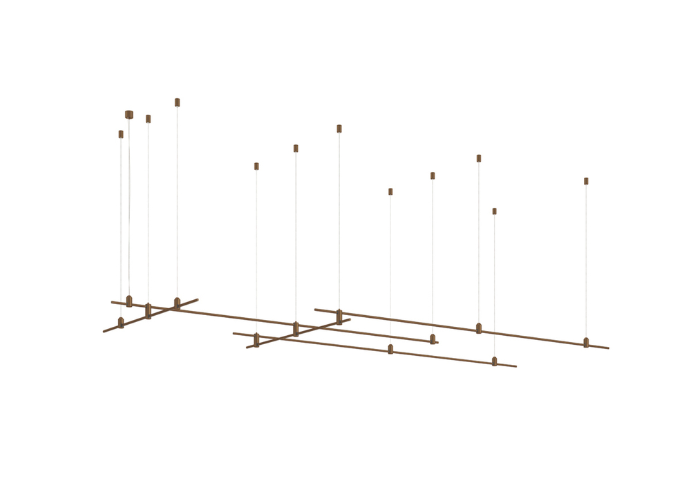 Donolux Magnet Modular System «CODE 1.2»,  L2000x3xL1000х2хH95-3000 мм (высота регулируется),  DC24V,