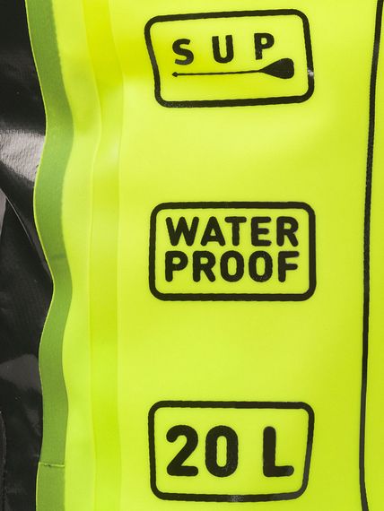 Гермо-рюкзак Sargan ПРО SUP с внешним карманом 20 л желтый