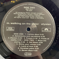 Винтажная виниловая пластинка LP M. Walking On The Water Elysian (Germany 1991)