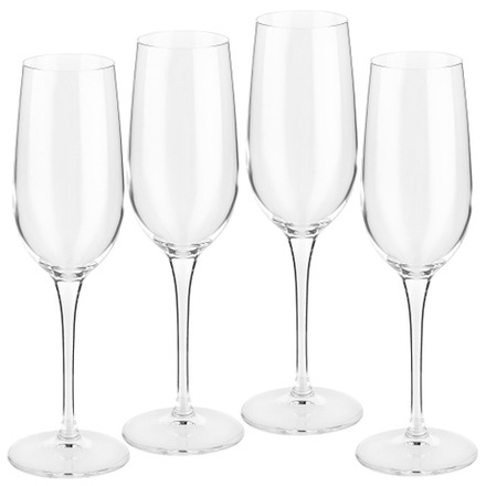 Bormioli Rocco SPAZIO бокалы для шампанского 190 мл, набор 4 шт
