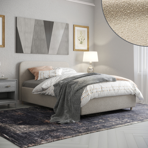 Двуспальная кровать с подъемным механизмом Абстракт, 160х200