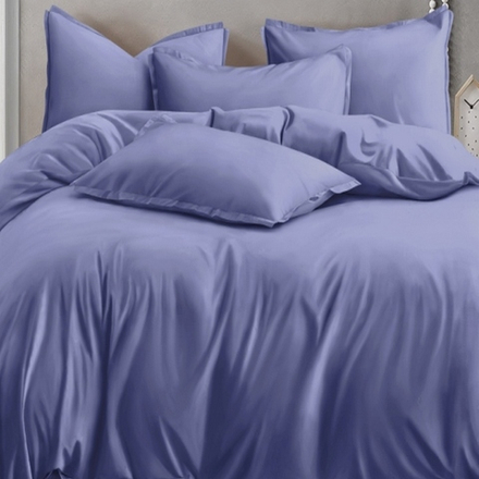 Комплект постельного белья "АВТ. 007-ЛИЛОВЫЙ", сатин, 100% хлопок, Россия. Пододеяльник на молнии!!!