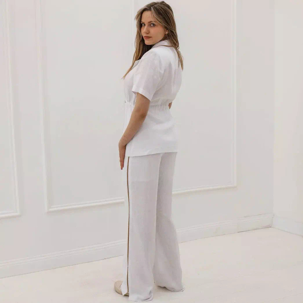 Костюм белый с брюками. Vivento, Турция