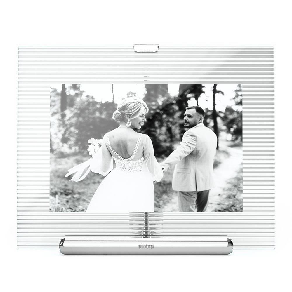 Фоторамка Flute, 16х20 см, хром