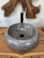 Раковина из мрамора Donut Grey DM-65868 45х45х15 из натурального камня