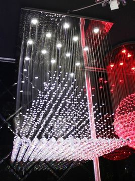cristal  cascade chandelier  11-10  by Cristallino