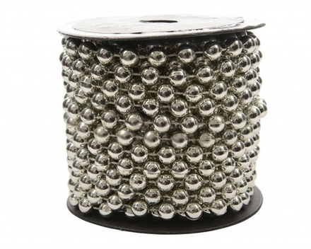 Бусы "Бисер" серебро 000151