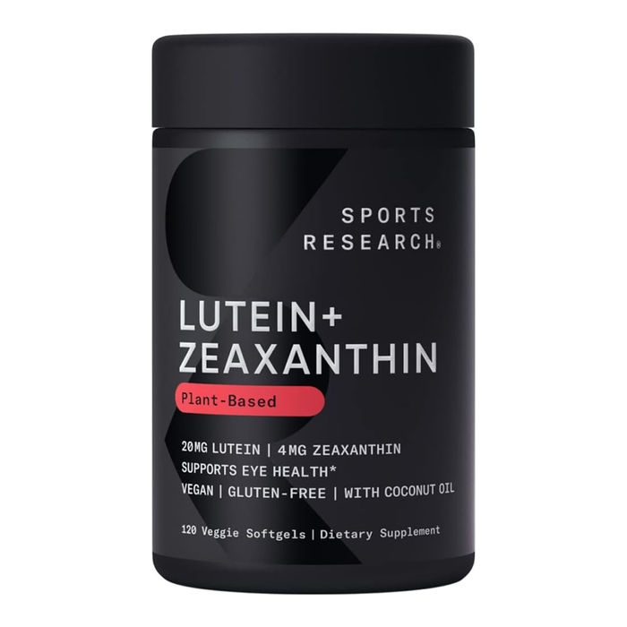 Лютеин и зеаксантин 20 мг, Lutein + Zeaxanthin 20 mg, Sports Research, 120 капсул