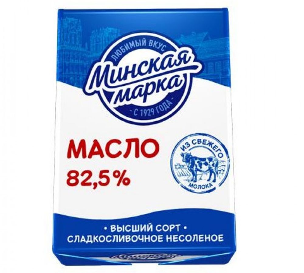Масло "Минская Марка" 82,5% 180г