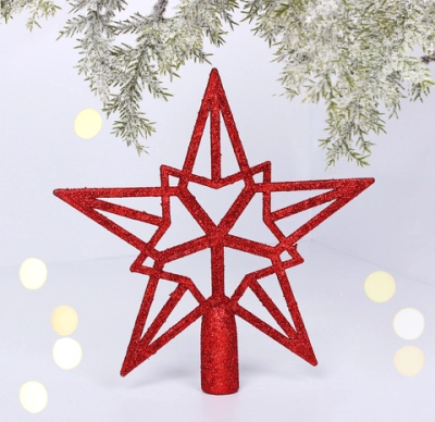 Звезда на ёлку 20*20 см «Путеводная звезда», Красный