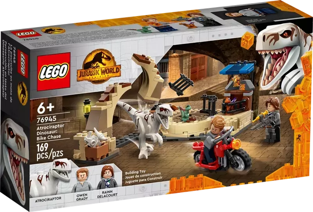 (Бронь) LEGO® 76945 Atrociraptor Dinosaur: Bike Chase