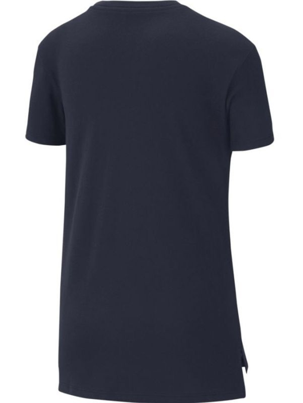 Футболка для девочки теннисная Nike Swoosh DPTL Basic Futura Tee - obsidian/university red/university red