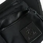 Сумка поясная Якорь Снабжение ВС Черная Кожа/Нейлон