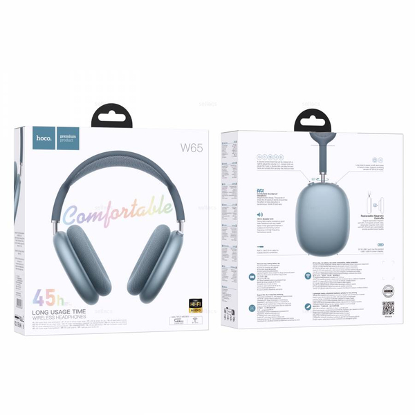 Полноразмерные наушники Hoco W65 (blue)