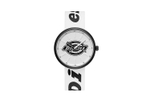Dickies 114 Dix Wrist Watch Quartz Movement Silicone Strap White Dial Women"s Watch