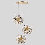 L3PR721132 Подвес тройной круглый EXTRA 3x3x5W(led) G9  (721132 - 3 + 572132 -1) ЗОЛОТО