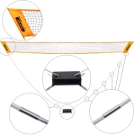 Сетка складная для игры в бадминтон, 270*150 см, оранжевый