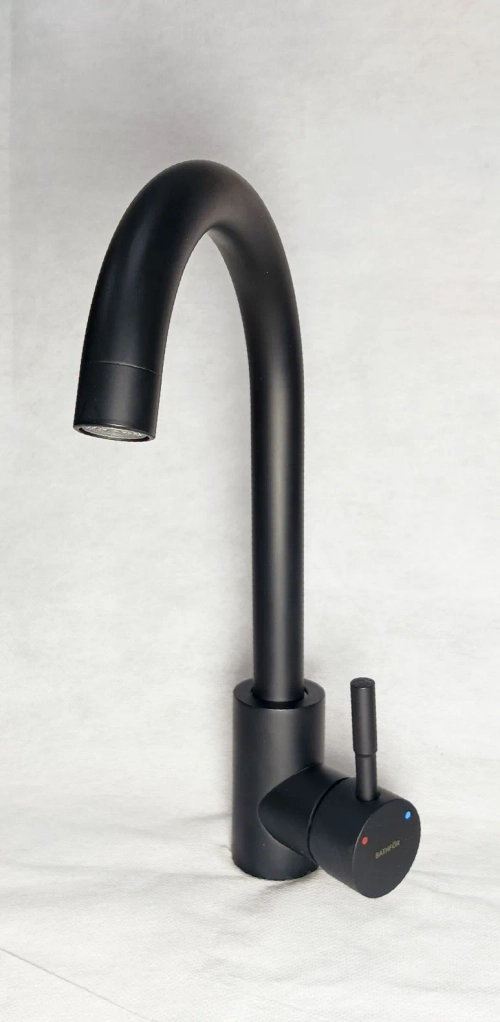 Смеситель BATHFOR для кухни, ЧЁРНЫЙ B2420B