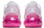 Кроссовки Nike Air Max 720 White Pink Rise Laser Fuchsia (Женская размерная сетка)