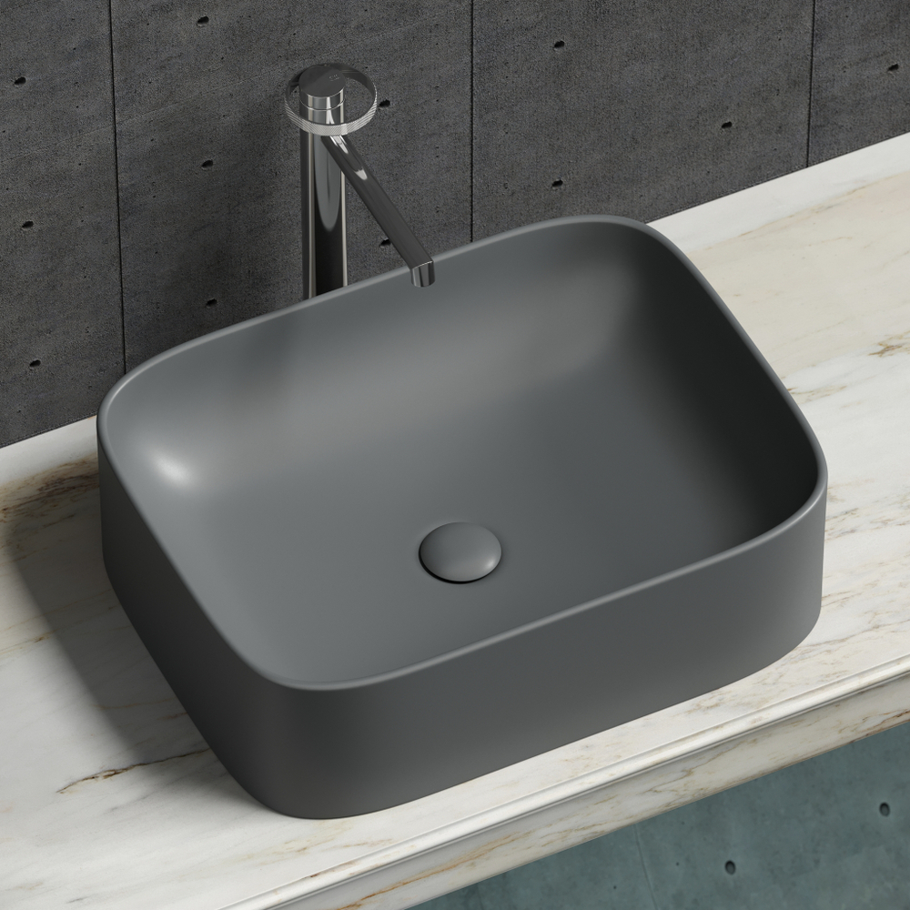 Раковина Ceramica Nova Element 50 см CN6052MDH темный антрацит