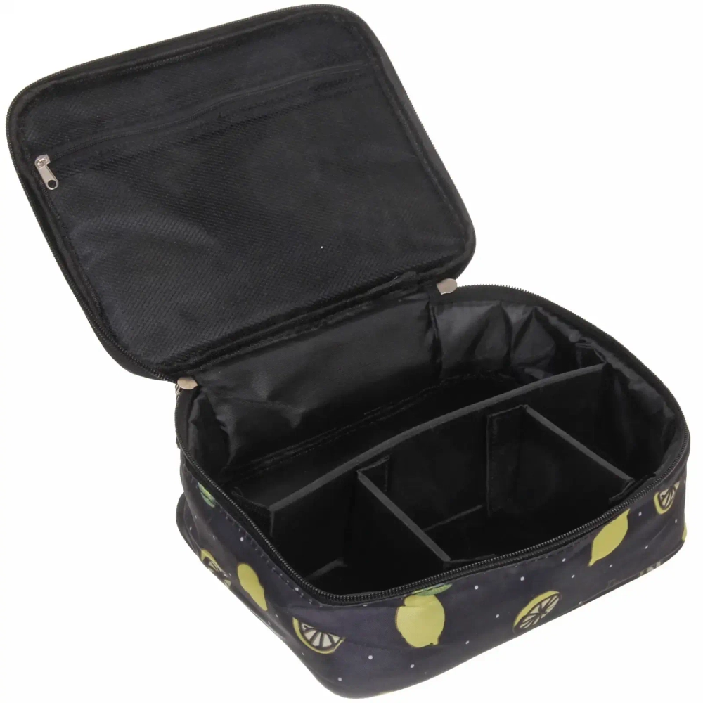 Косметичка-органайзер «Classic style», цвет черный, 18*23*8см (несессер)