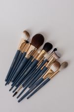 НАБОР КИСТЕЙ ДЛЯ МАКИЯЖА MAKEUPSTOREKZ Blue set