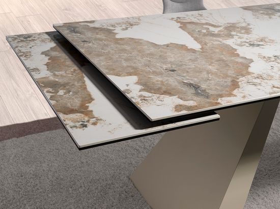 Раздвижной обеденный стол 1124/MC21087DT из мраморной керамики Испания 