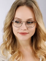 Оправа для очков для зрения металлическая брендовая