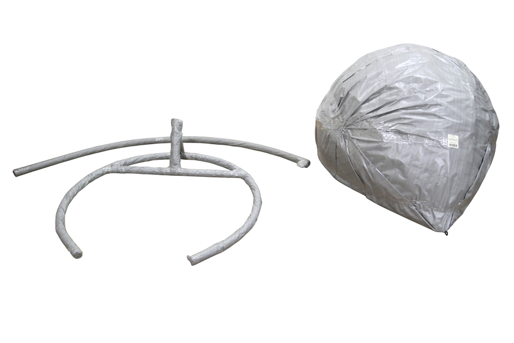 Кресло подвесное Сфера арт.CN800-2024 (стойка+основание.черн.,корзн.черн.,подуш.беж. 3уп.(М))