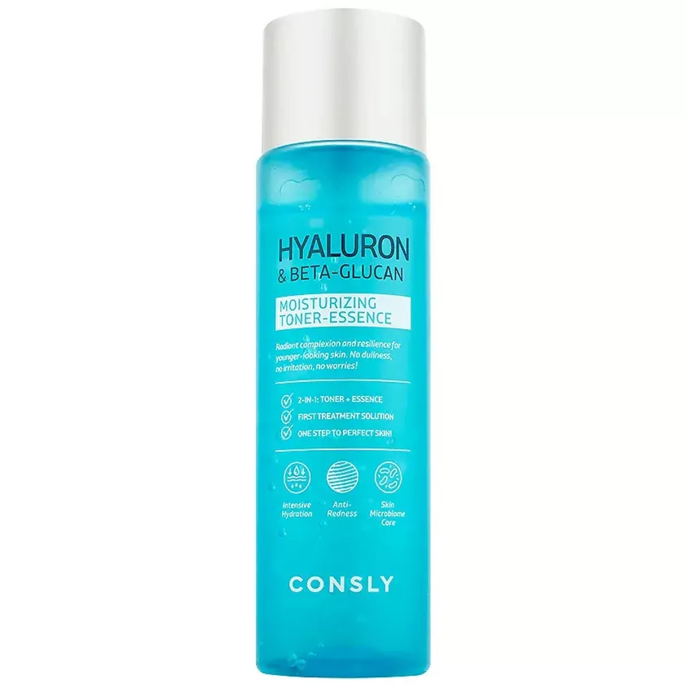 CONSLY Тонер-эссенция увлажняющий с гиалуроновой кислотой и бета-глюканом Hydrating Toner-Essence, 200 мл