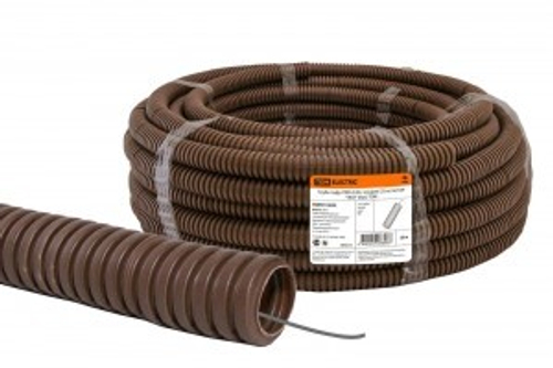 Труба гофрированная ПВХ d20мм с протяжкой БУК. (уп.25м) (цена за 1м)