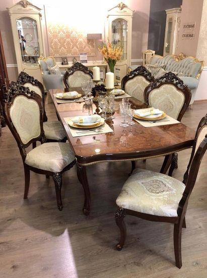 Стол обеденный ДЖОКОНДА корень глянец